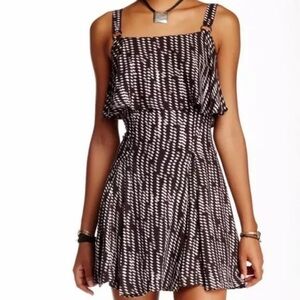 New! Free people SZ 6, paper flower A-Line dress.
